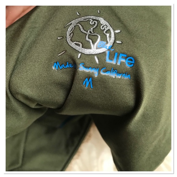 Blue Life Swim Eclipse Bikini Bottoms Fern Green Crochet Detail Boho Size Medium - Picture 9 of 10